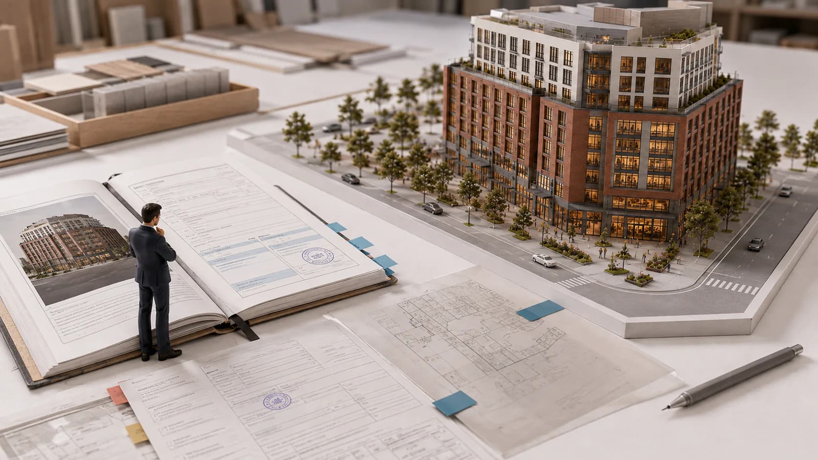 A project decision record and its related mixed-use development model