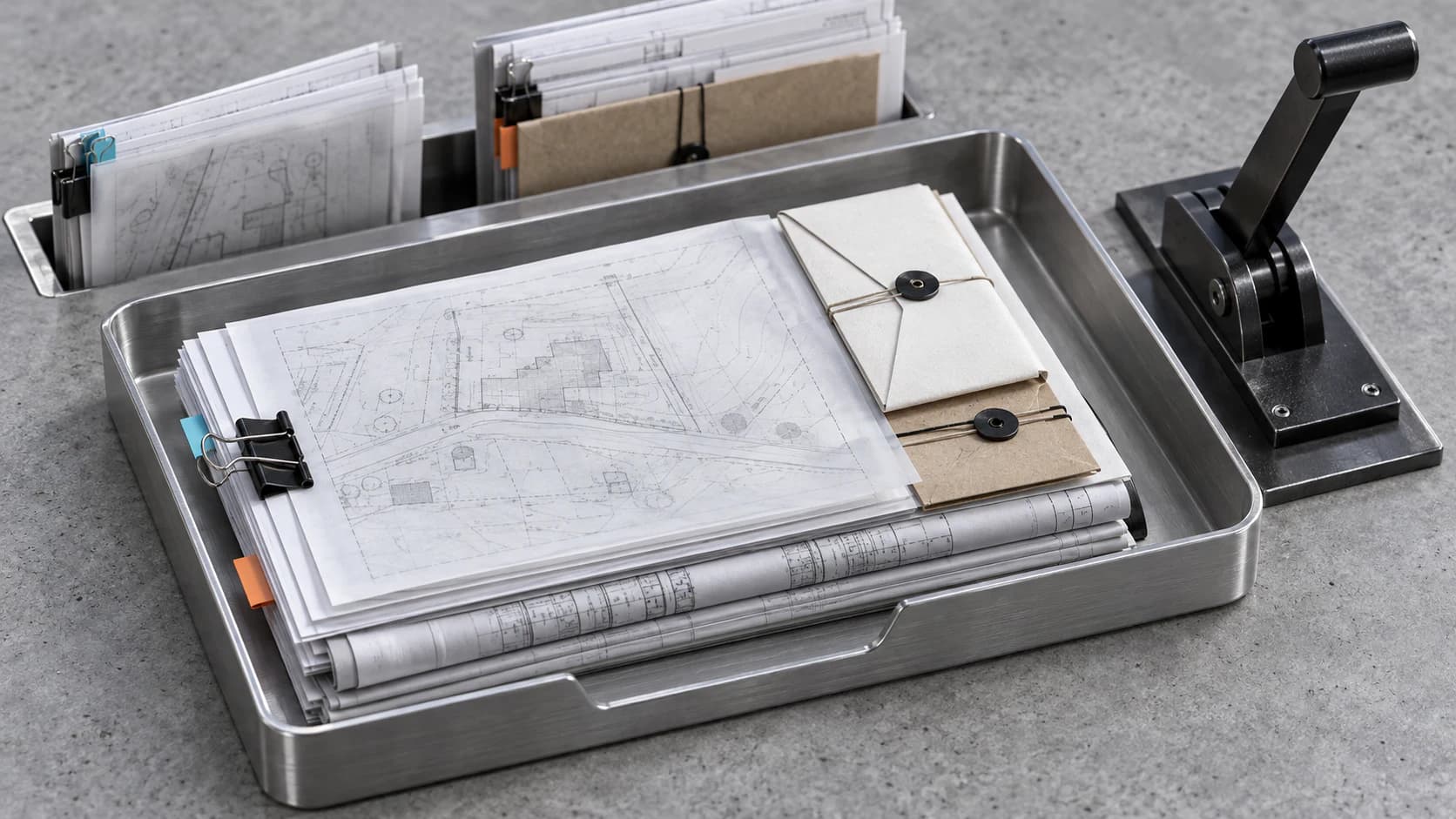Coordinated plans, application materials, exhibits, and supporting documents prepared for review